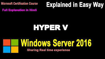 Hyper-V Full Course in one video || what is Hyper V | SCVMM | hyper v manager full concept by icnt