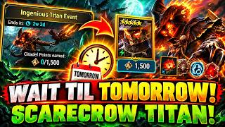 Scarecrow Titan Event & HERO'S PATH COMING! DON'T START UNTIL TOMORROW! RAID: Shadow Legends