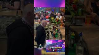 Armin Shimerman can't stop being #Quark Serving Drinks to Trekkies #StarTrek Cruise IX #Quark #DS9