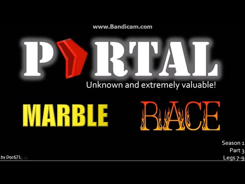 Portal Marble Race   Season 1 Part 3 [Reupload]
