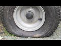 No more flat tire on wheel barrel, snow blower or lawn mower