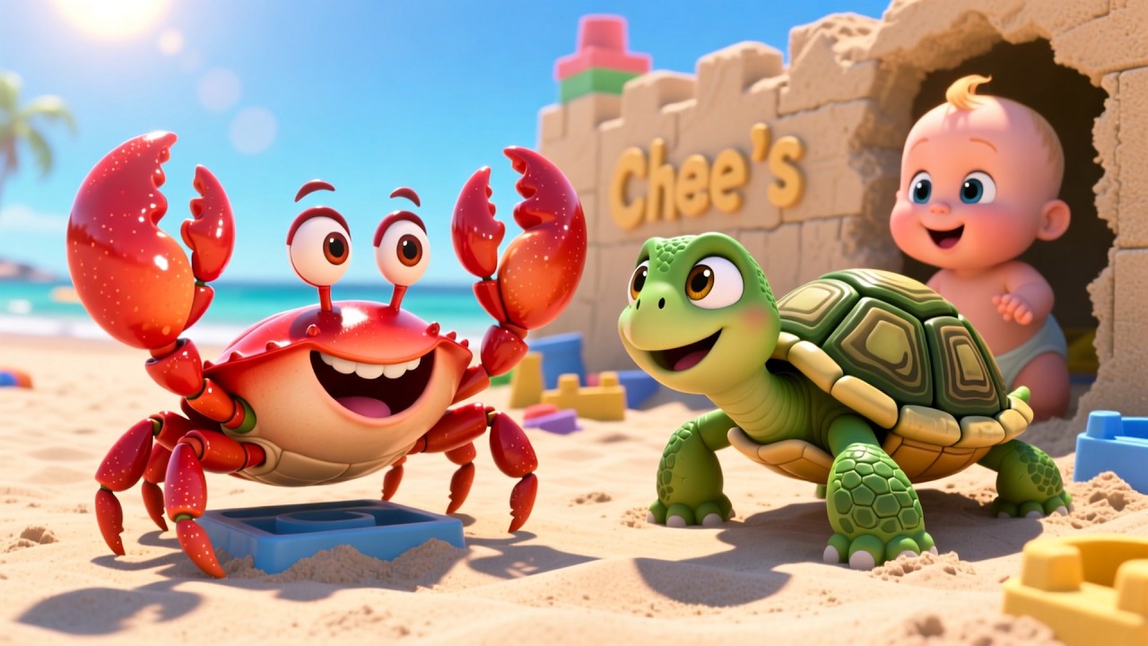 Sunny Beach Learning 123 🏖️☀️ | Fun Learning & Play for Kids | Toddler Adventure Video