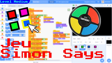 JEU DU SIMON SAYS sur scratch (tuto de A à Z) - Level medium