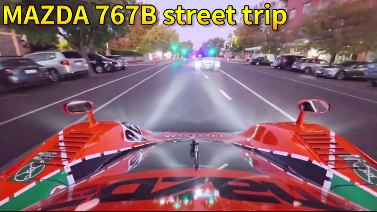 MAZDA 767B on City street