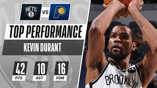Kevin Durant Ties Season-High 42 Pts In The Nets Win