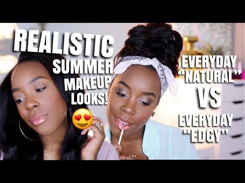TWO MOST REALISTIC u0026 EASY MAKEUP LOOKS FOR THE SUMMER | Andrea Renee
