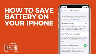 How to Save Battery On iPhone