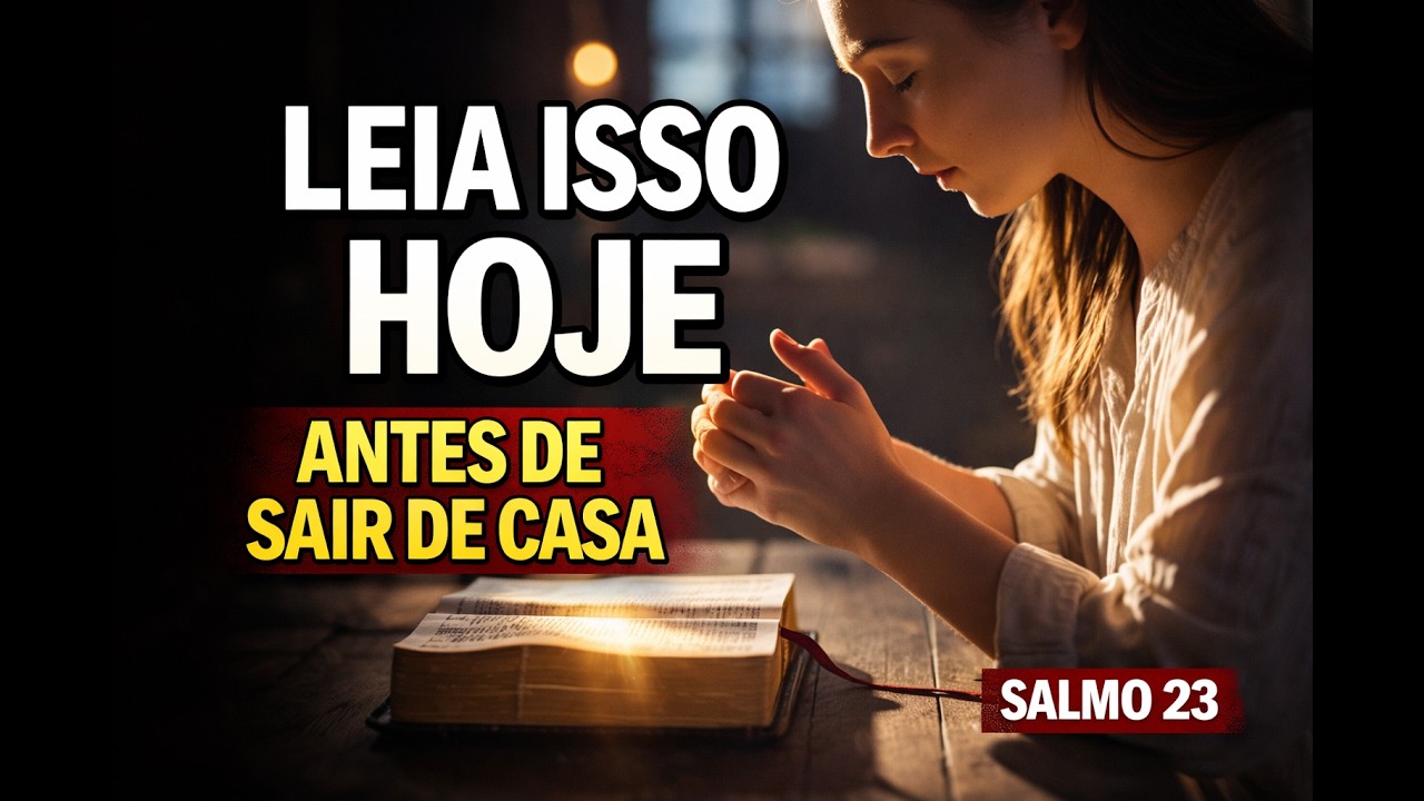 Oração da Manhã com o Salmo 23 | Algo Vai Mudar Hoje na Sua Vida