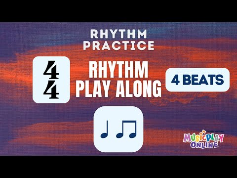 Quarter notes and Eighth notes: Rhythm Play Along