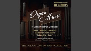 Two pieces from "Twelve Pieces of Medium Difficulty" for Organ, Ор. 84: Chorale and Variation