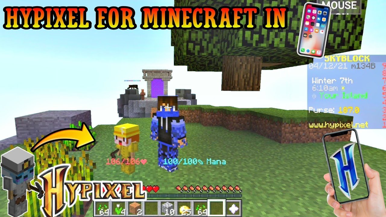 Hypixel in Minecraft Hypixel sky block in Minecraft Hypixel sky