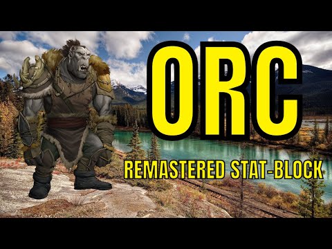 Epic ORC Stat-block for Dungeons & Dragons 5E #4k