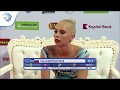 Yana kudryavtseva rus  2016 rhythmic european all around champion