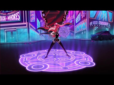 Husk Vs Velvette Hazbin Hotel Fight Scene