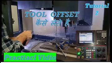 Vmc operating fanuc Control | Vmc Machine programming| how to run program on VMC & Work offset hindi
