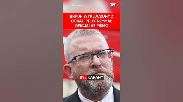 Braun wykluczony z obrad PE. Otrzymał oficjalne pismo