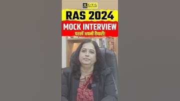 RAS 2024 Mock Interview Preparation | Utkarsh RAS Mock Interview #rasinterview #mockinterview