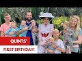 Quints' First Birthday! - A Very Jolly Holiday