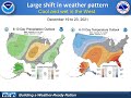 Strong storm for December 13th with high winds, heavy rain and significant mountain snowfall.
