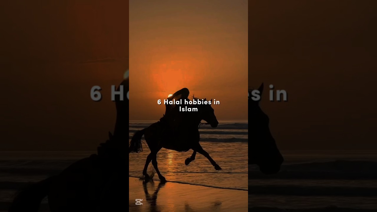 Halal hobbies in Islam 