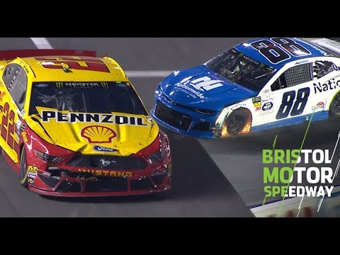 mark martin beatbox Bowman has trouble, collects Logano at Bristol