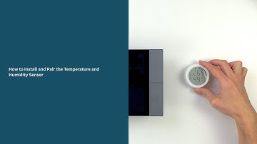 PIERRE Academy - How to Install and Pair the Temperature and Humidity Sensor