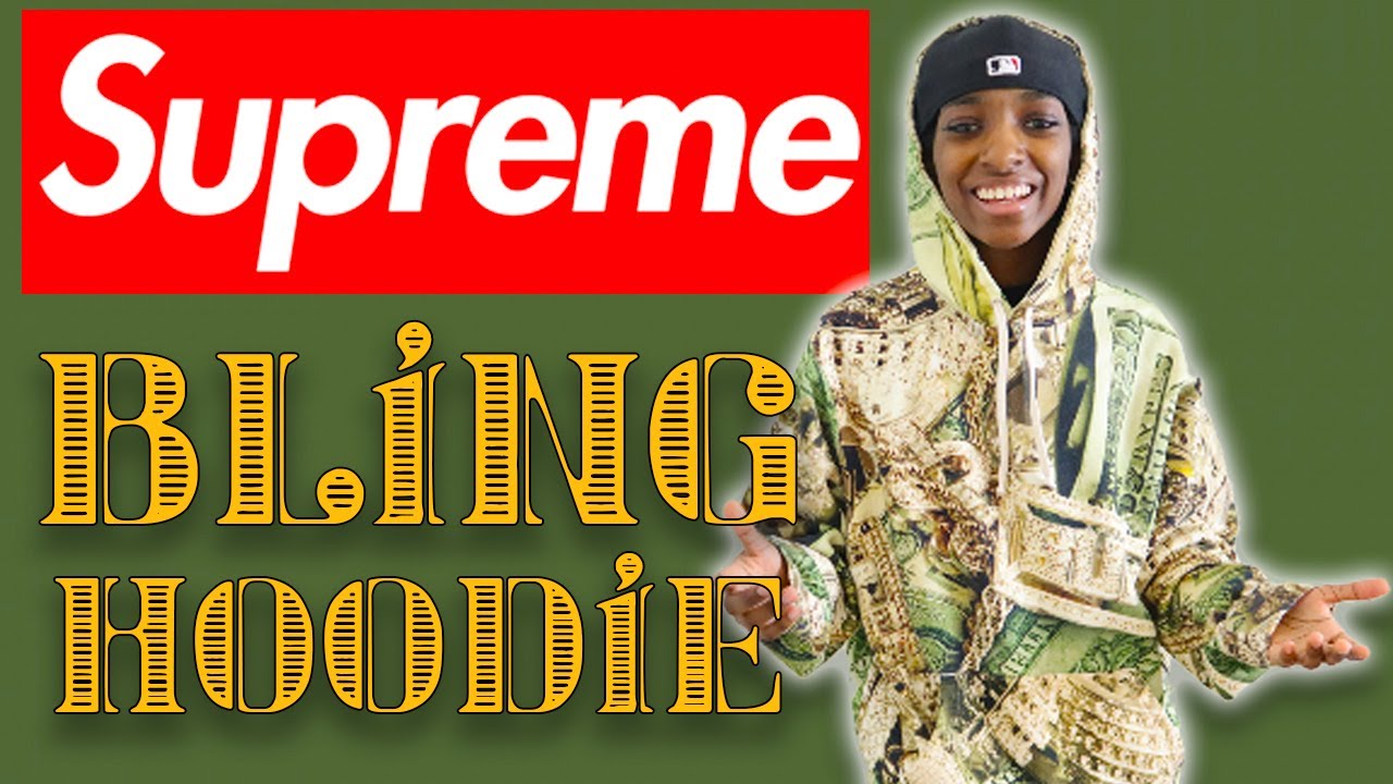 Supreme Bling Hooded Sweatshirt Review and Outfit | Supreme Spring Summer  2020