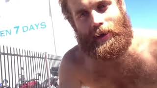 Homeless man does Breaking Bad impression