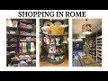 SHOP WITH ME IN ROME | EXPERIENCE ROME