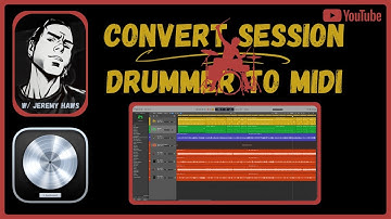 Why You Should Convert Logic’s Drummer Tracks To MIDI And How To Do It!