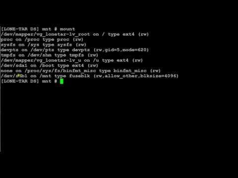 Mounting an NTFS filesystem on Linux (CentOS & Red Hat ES 6)