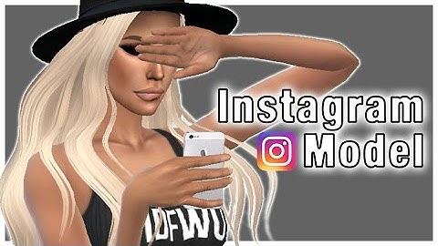 The Sims 4: Create a Sim Collab | Instagram Model w/ DazzlingSimmer