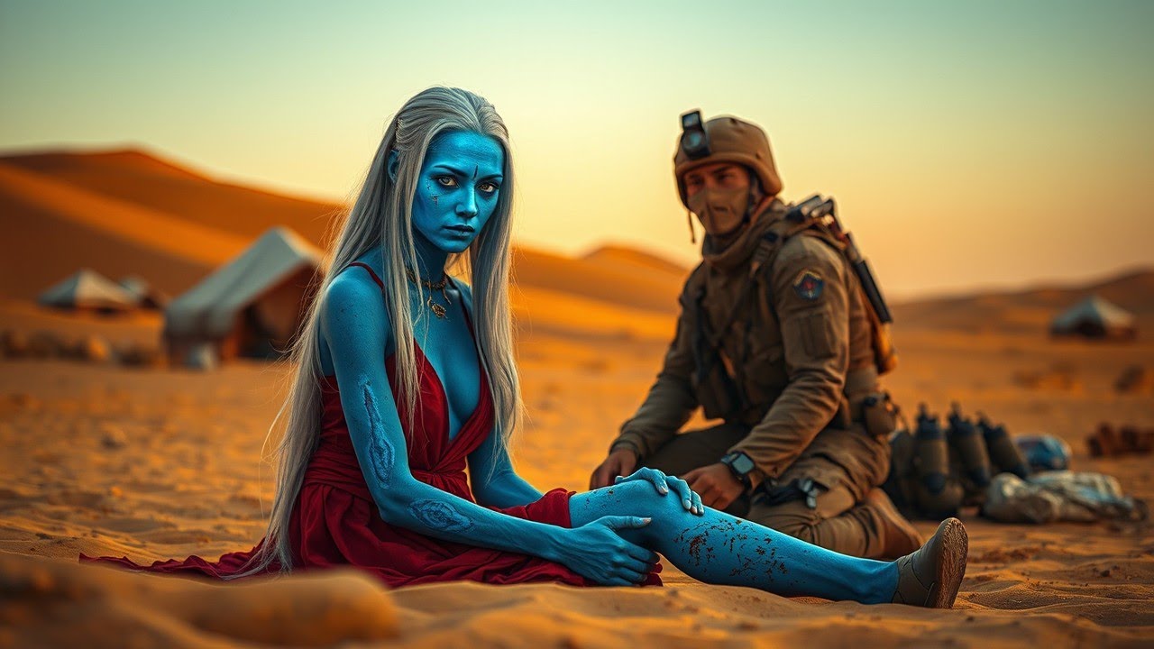 "The alien woman cried when she saw me, and I was surprised by her ...