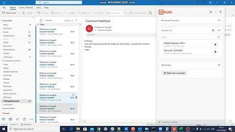 UiPath AI Fabric | Sentiment Analysis |Text Analysis Demo | Email Classification | ML Skill