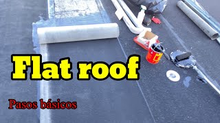 Como hacer un flat roof material al frío