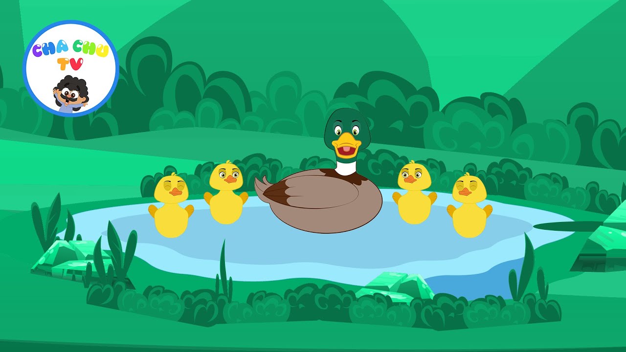 Five Little Ducks | Nursery Rhymes for Kids | Chachu TV | Subtitles ...
