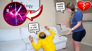 Came Back From The STRIP CLUB Drunk Prank On Girlfriend!! *GOES CRAZY*