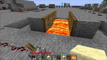 Minecraft Trapdoor Draw Bridge - Version 3!