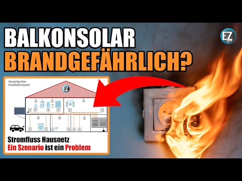 Brandgefahr durch Balkonkraftwerke?