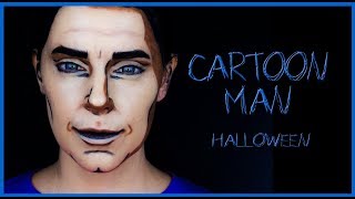 Tutorial maquillaje cartoon man, maquillaje Halloween | Silvia Quiros