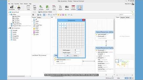 Navicat - How to adjust page setup, diagram dimension and printing for your model? (Windows & Linux)