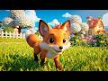 Fox Song for Kids 🦊 | Fox in Field Run | Nursery Rhymes &amp; Baby Songs