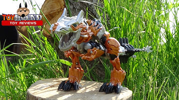 Transformers 4 Voyager Class Grimlock, Age of Extinction,Toy Review by Team ToyHound