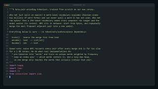 Train your own language model from scratch, on Wikipedia