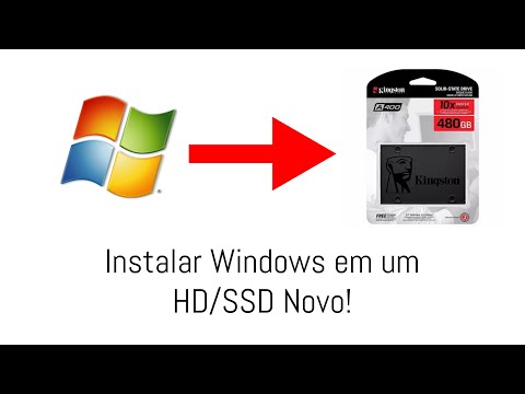 Vídeo: Como Instalar O Windows Em Um Disco Rígido Vazio