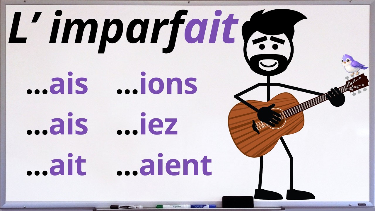 Les terminaisons de l’imparfait en chanson | Un prof et sa guitare