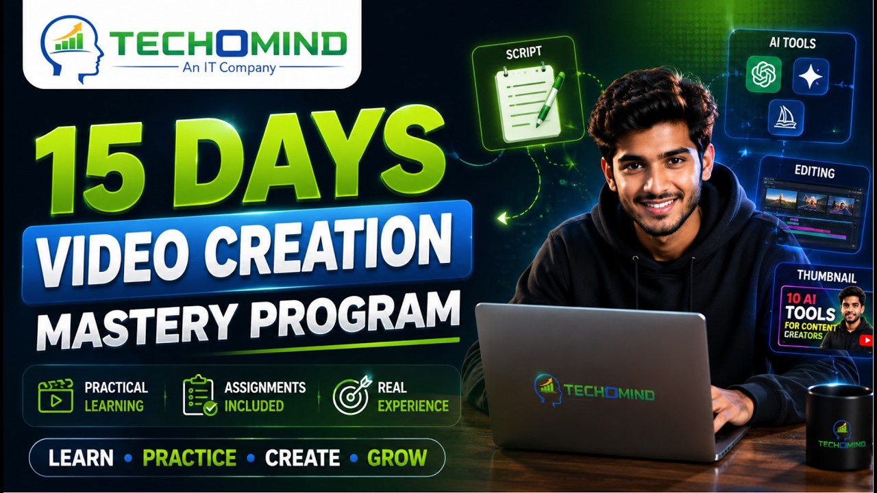 Portfolio Showcase: 15 Days Video Editing Program