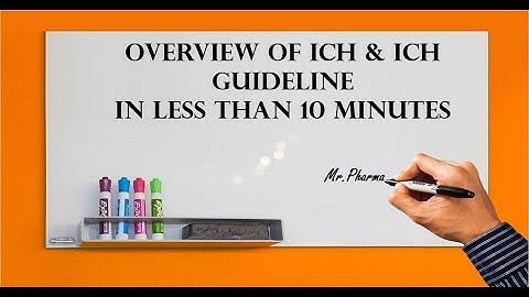 OVERVIEW OF ICH & ICH GUIDELINES IN LESS THAN 10 MINUTES | PHARMA PORTAL