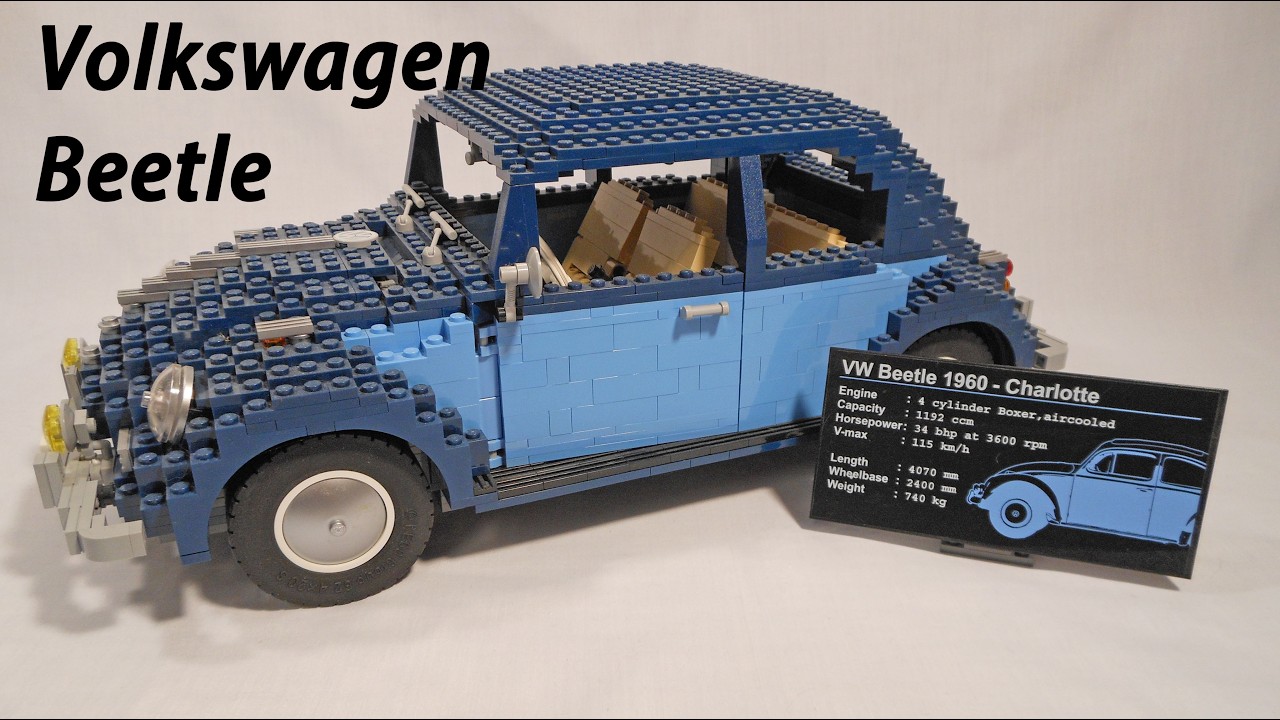 LEGO Creator Expert 10187 Volkswagen Beetle From 2008 - YouTube