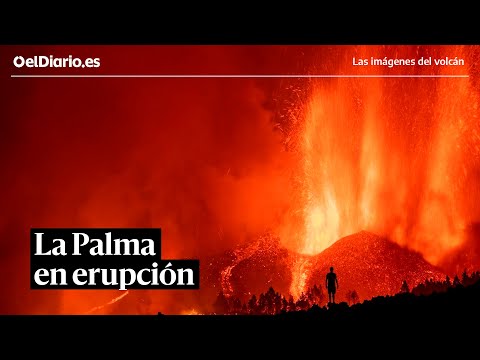 Las imágenes de la erupción del volcán de La Palma